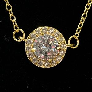 Swarovski Crystal Gold Tone Necklace